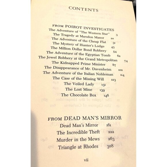 Hercule Poirots Casebook Hardcover Agatha Christie 1984 Readers Digest Edition - Picture 4 of 5